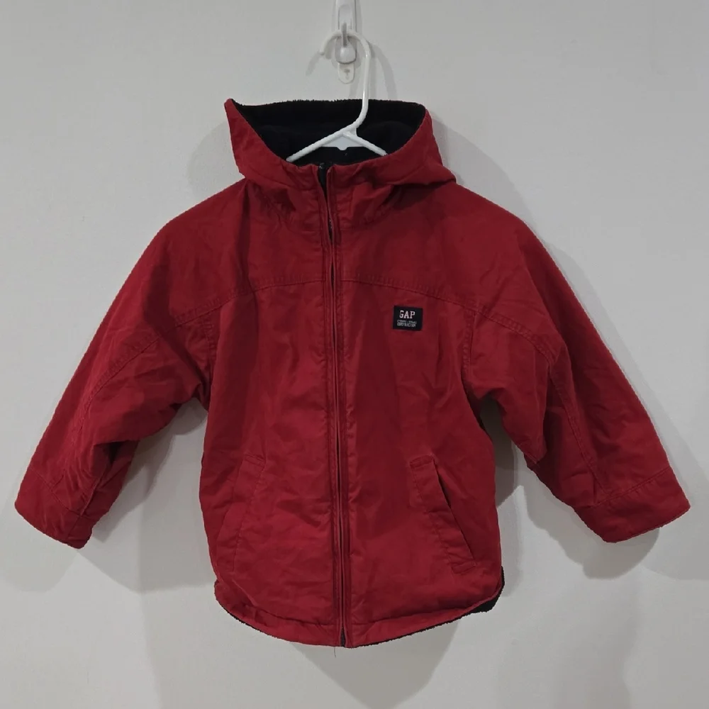 GAP Kids Red Zip Up Winter Coat